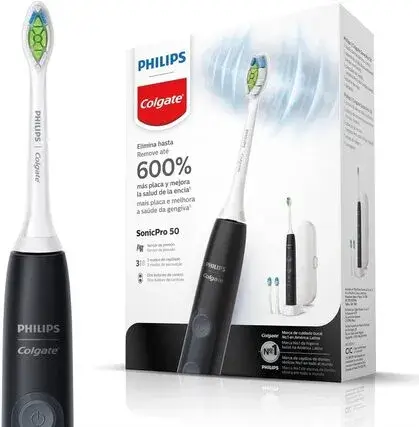 Escova de Dente Elétrica Philips Colgate SonicPro 50